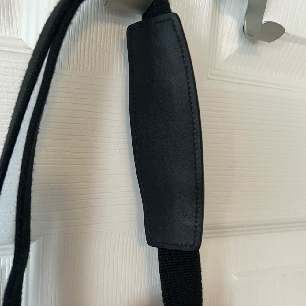 Coach Black Cross Body Bag with Gold Hardware signature design - Picture 9 of 9